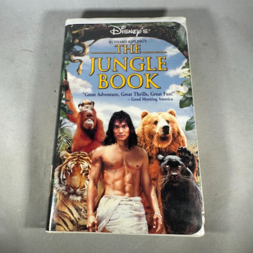 The Jungle Book VHS Tape Rated PG NTSC Walt Disney